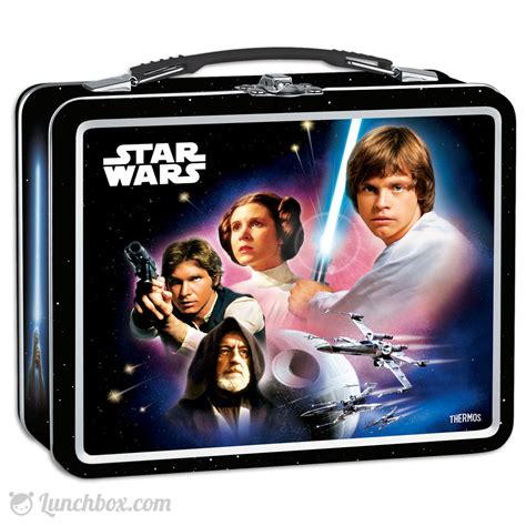 2014 metal star wars lunch box|original Star Wars lunch box.